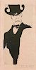 Édouard Vuillard (French, 1868-1940)      L'homme au chapeau d'haute forme