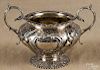 English repoussé silver sugar bowl, 1856-1857, bearing the touch of Hyam Hyams, 5 3/8'' h.