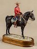 Royal Doulton porcelain figure of a Royal Canadian Mounted Policeman, 11'' h.