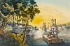 Currier & Ives "The Mississippi in Time of Peace"