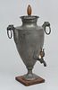 Continental Pewter Coffee Urn