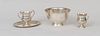 International Silver Creamer, Sugar Bowl, and Tray, in the 'Lord Saybrook' Pattern