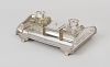 Victorian Silver-Plated Inkstand