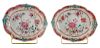 Pair Chinese Porcelain Famille Rose Small Dishes