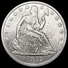 1857-O Seated Liberty Half Dollar CLOSELY UNCIRCUL