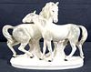 Large  Grafenthal Dresden porcelain horse figurine