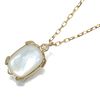 CARTIER MOTHER OF PEARL & DIAMOND 18K YELLOW GOLD NECKLACE