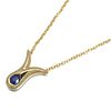 TIFFANY & CO. SAPPHIRE 18K YELLOW GOLD NECKLACE