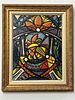 Amelia Pelaez Cuban, (1896-1968) Framed Oil on Canvas signed and dated with COA.