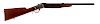 Winchester model 1885 low wall single shot rifle, RF Sedgley altered, .22 RF caliber, walnut stock