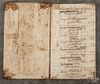 Ephrata, Pennsylvania country store ledger, dated 1808-1809, leather bound, 12 3/4'' x 7 3/4''.