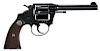 Colt Police Positive six shot revolver, .32 caliber, with checkered walnut rampant Colt grips, 5''