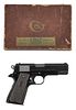 Colt Lightweight Commander semi-automatic pistol, .38 super caliber, with a 9 round capacity, blue