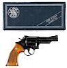 Smith & Wesson model 19-3 six revolver, .357 magnum, having walnut grips, with the original box, 4