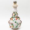 Jacob Petit Porcelain 'Schneeballen' Bottle Vase and Cover