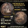 ***Auction Highlight*** 1799 Draped Bust Dollar BB-160/B-12 1 Graded Choice AU++ BY USCG (fc)