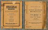 Two US Army Harley Davidson 1942 manuals, to include a spare parts manual and operation manual.