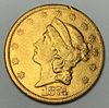 Last Minute! 1874-S Gold $20 Liberty Head