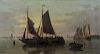 HULK, Abraham. Oil on Canvas. Fishing Boats at