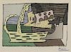 PICASSO, Pablo. Signed Lithograph "The Basket" .