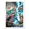 Stan Lee Signed, Marvel Comics AP Limited Edition Canvas "Marvel Adventures: The Avengers #31" with Certificate of Authenticity.