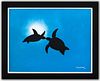 Wyland- Original Painting on Canvas "Swimming to the Surface"