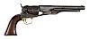 Colt model 1860 Army six shot percussion revolver, .44 caliber, three screw model with 8'' round ba