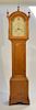 Riley Whiting CT Wooden Gear Pine Tall Case Clock