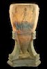 19C. European Grand Tour Carved Marble Urn Lamp