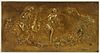 French Gilt Bronze Mythological Plaque of Nymphs