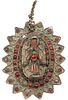 Large Antique Tibetan Silver Pendant