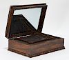 Antique Victorian Burl Walnut Jewelry Casket Box