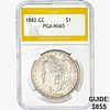 1882-CC Morgan Silver Dollar PGA MS65 