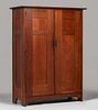 L&JG Stickley Two-Door Chest of Drawers Wardrobe c1908-1912