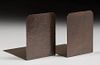 Large Harry St John Dixon Hammered Copper Bookends after 1925