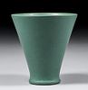 Marblehead Pottery Matte Green Flared Vase c1910