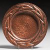 Arts & Crafts Hammered Copper Repousse Tray c1910