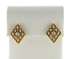 Buccellati 18k Gold Diamond Earrings