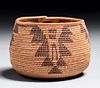 Native American Basket - Maidu Tribe c1910s