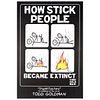 How Stick People Became Extinct Collectible Lithograph Hand Signed by Renowned Pop Artist Todd Goldman!