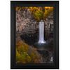 Jongas, "Taughannock Falls" Framed Limited Edition on Canvas, Numbered and Hand Signed with Letter of Authenticity.