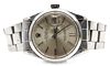 MEN'S ROLEX DATE STAINLESS STEEL AUTOMATIC WATCH