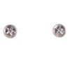 Chanel 18k Gold Crystal Star Comete Stud Earrings