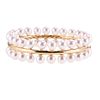 Assael 18k Gold Pearl Bangle Bracelet