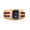 Kieselstein Cord 18k Gold Sapphire Ruby Ring