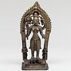 Indian Bronze Figure of Vishnu
