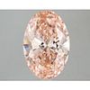 3.15 ct, Vivid Pink/VS1, Oval cut IGI Graded Lab Grown Diamond