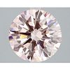 2.86 ct, Pink/VS1, Round cut IGI Graded Lab Grown Diamond