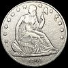 1841-O Seated Liberty Half Dollar NEARLY UNCIRCULA