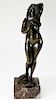 Gyula Maugsch Bronze Sculpture of Orientalist Nude